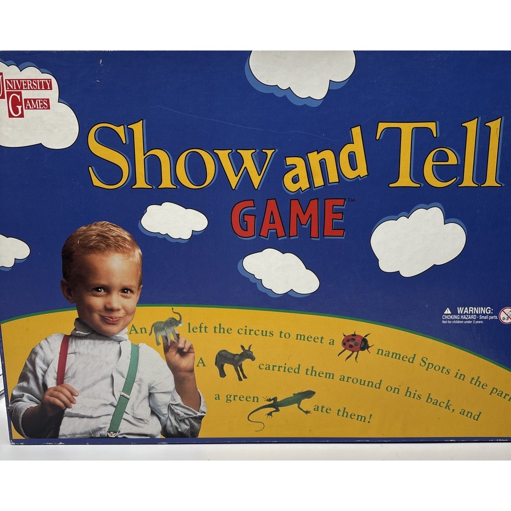 2000 University Games Corporation Show And Tell Game ‎ Pre- Owned